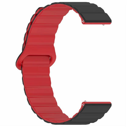 For Garmin Forerunner 255S Magnetic Silicone Band Universal 18mm Adjustable Watch Strap