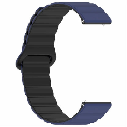 For Garmin Forerunner 255S Magnetic Silicone Band Universal 18mm Adjustable Watch Strap