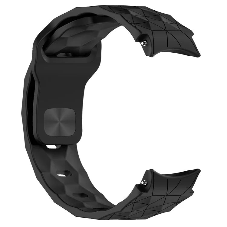 For Samsung Galaxy Watch FE / 7 / 6 / 5 / 4 Watch Band Football Pattern Replacement Silicone Strap