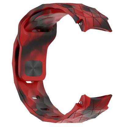 For Samsung Galaxy Watch FE / 7 / 6 / 5 / 4 Watch Band Football Pattern Replacement Silicone Strap