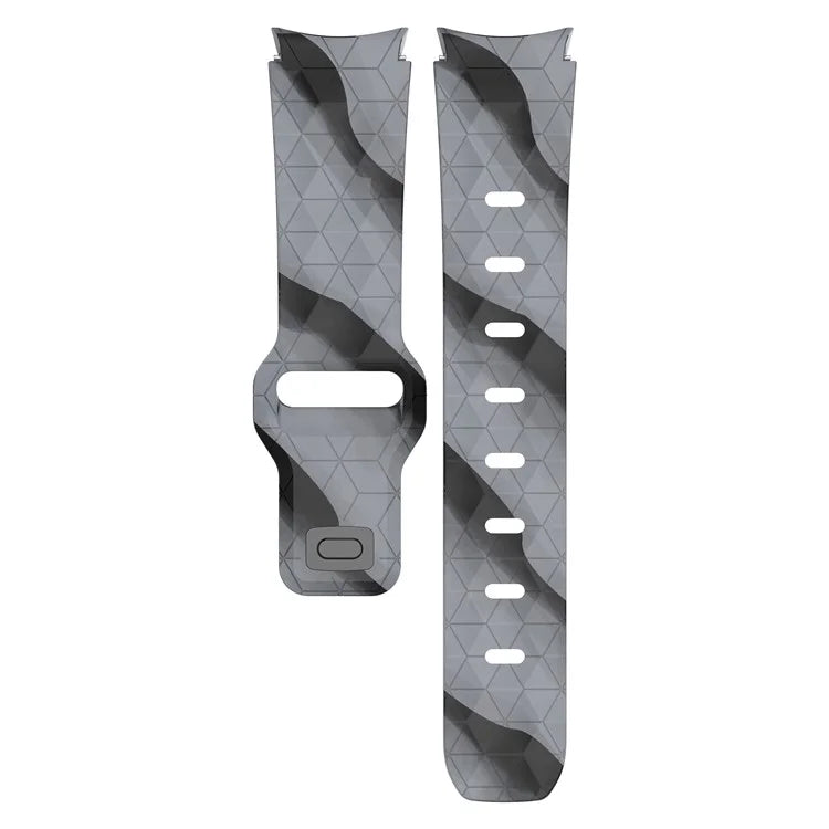 For Samsung Galaxy Watch FE / 7 / 6 / 5 / 4 Watch Band Football Pattern Replacement Silicone Strap