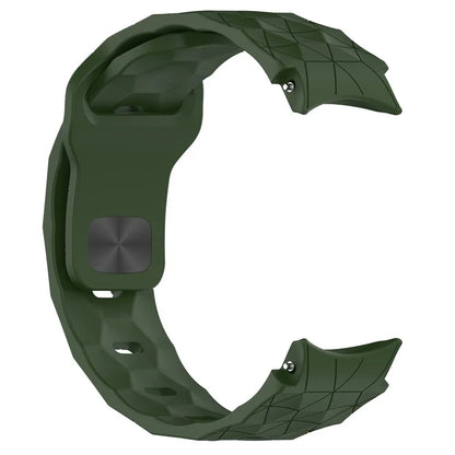 For Samsung Galaxy Watch FE / 7 / 6 / 5 / 4 Watch Band Football Pattern Replacement Silicone Strap