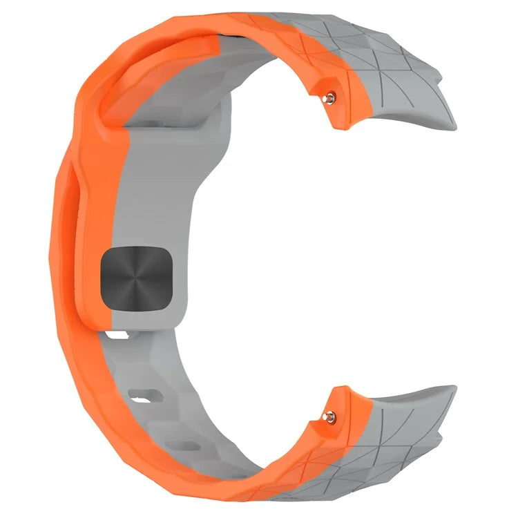 For Samsung Galaxy Watch FE / 7 / 6 / 5 / 4 Watch Band Football Pattern Replacement Silicone Strap