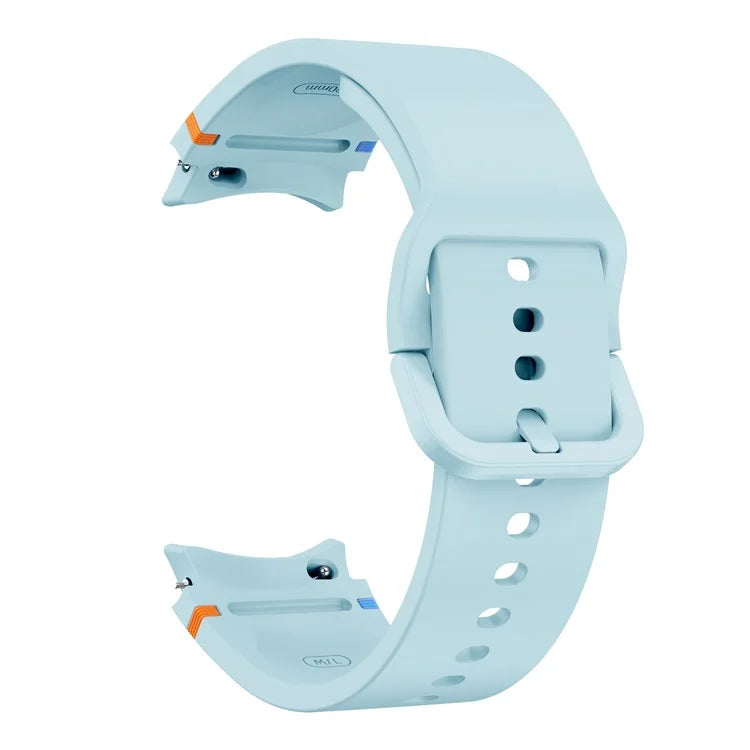 For Samsung Galaxy Watch FE / 7 / 6 / 5 / 4 Stitching Line Decor Watch Band Replacement Silicone Strap