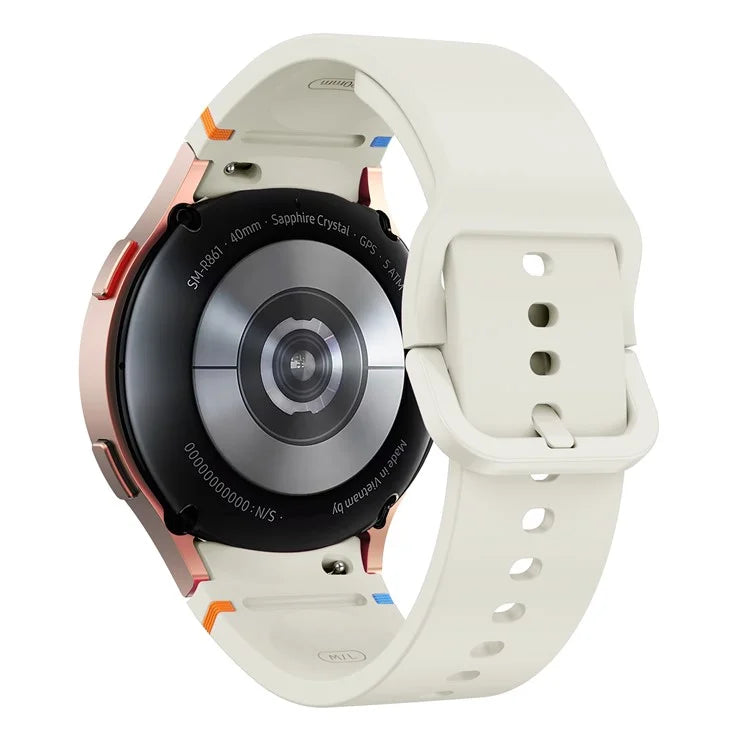 For Samsung Galaxy Watch FE / 7 / 6 / 5 / 4 Stitching Line Decor Watch Band Replacement Silicone Strap