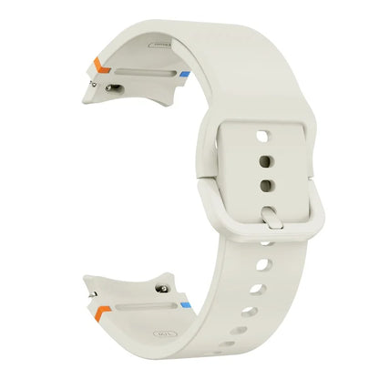 For Samsung Galaxy Watch FE / 7 / 6 / 5 / 4 Stitching Line Decor Watch Band Replacement Silicone Strap