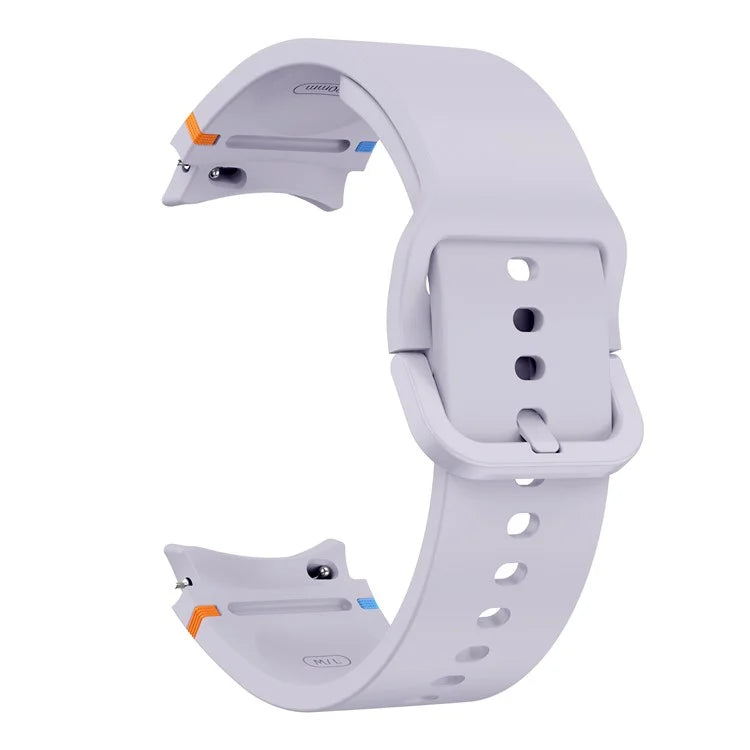 For Samsung Galaxy Watch FE / 7 / 6 / 5 / 4 Stitching Line Decor Watch Band Replacement Silicone Strap