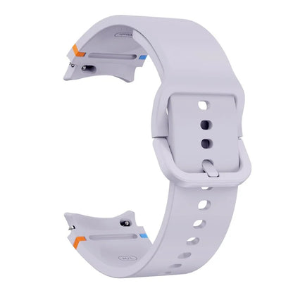 For Samsung Galaxy Watch FE / 7 / 6 / 5 / 4 Stitching Line Decor Watch Band Replacement Silicone Strap