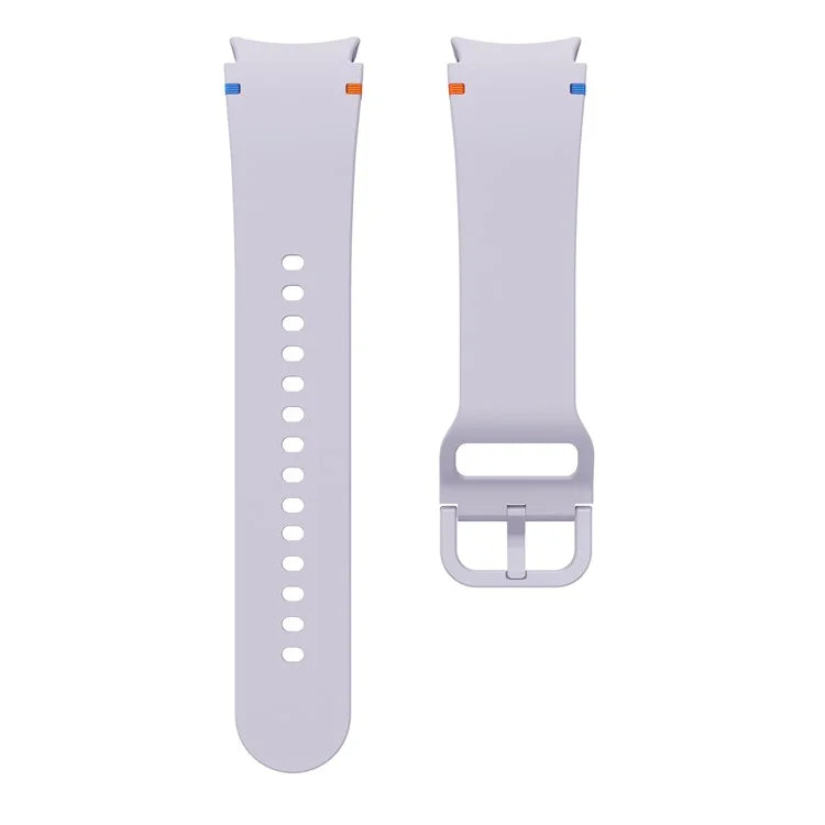 For Samsung Galaxy Watch FE / 7 / 6 / 5 / 4 Stitching Line Decor Watch Band Replacement Silicone Strap
