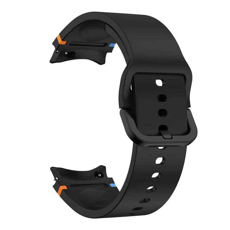For Samsung Galaxy Watch FE / 7 / 6 / 5 / 4 Stitching Line Decor Watch Band Replacement Silicone Strap