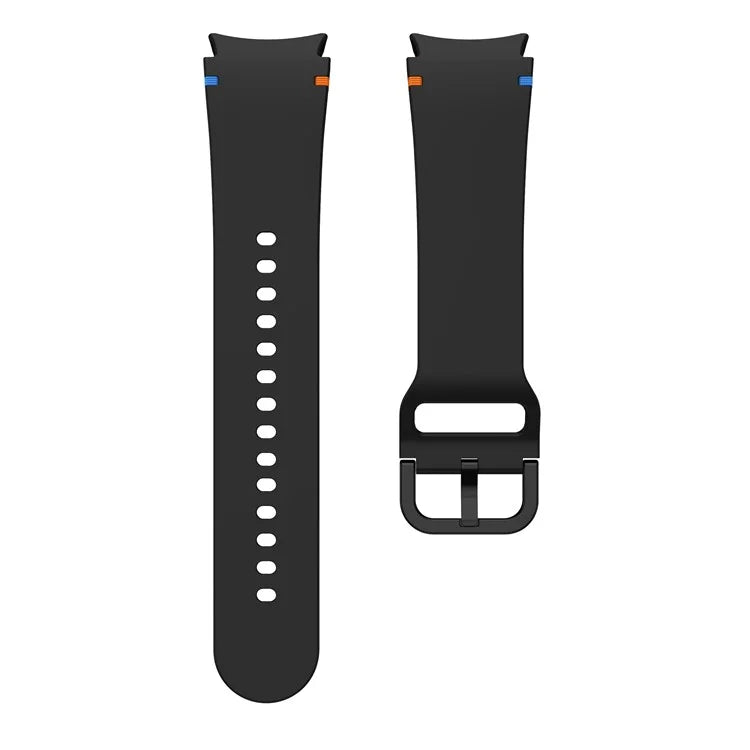 For Samsung Galaxy Watch FE / 7 / 6 / 5 / 4 Stitching Line Decor Watch Band Replacement Silicone Strap