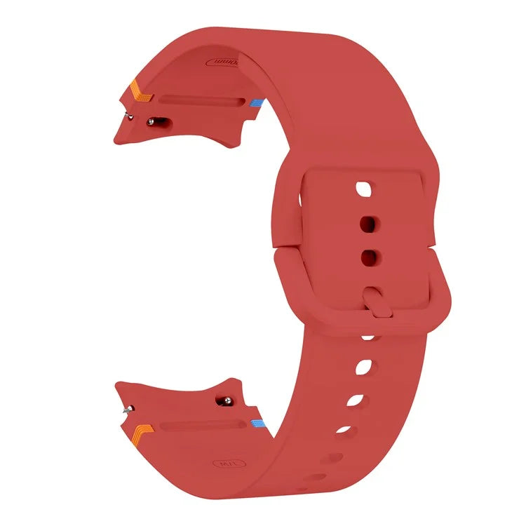 For Samsung Galaxy Watch FE / 7 / 6 / 5 / 4 Stitching Line Decor Watch Band Replacement Silicone Strap