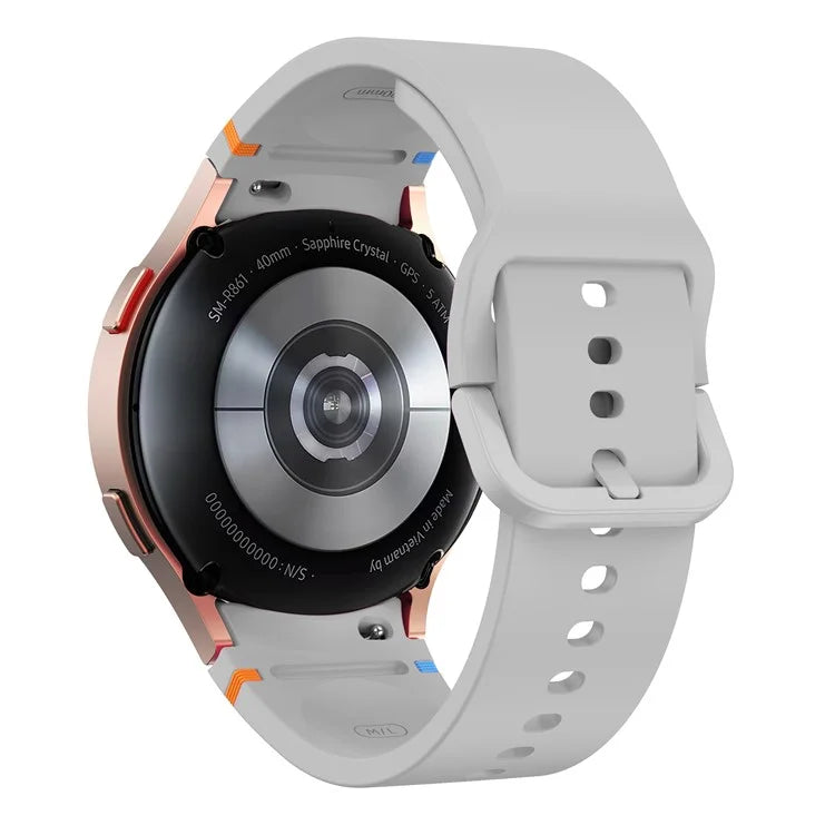 For Samsung Galaxy Watch FE / 7 / 6 / 5 / 4 Stitching Line Decor Watch Band Replacement Silicone Strap