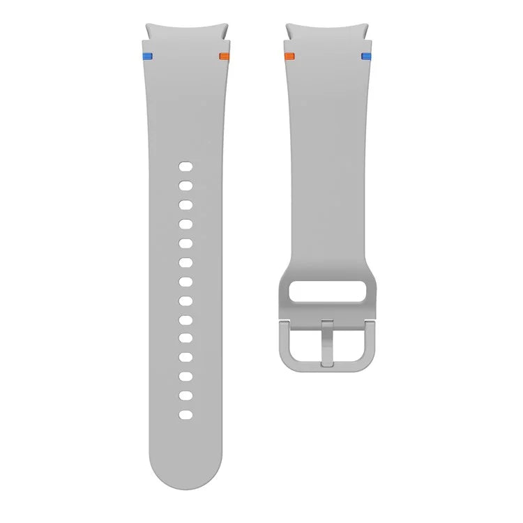 For Samsung Galaxy Watch FE / 7 / 6 / 5 / 4 Stitching Line Decor Watch Band Replacement Silicone Strap