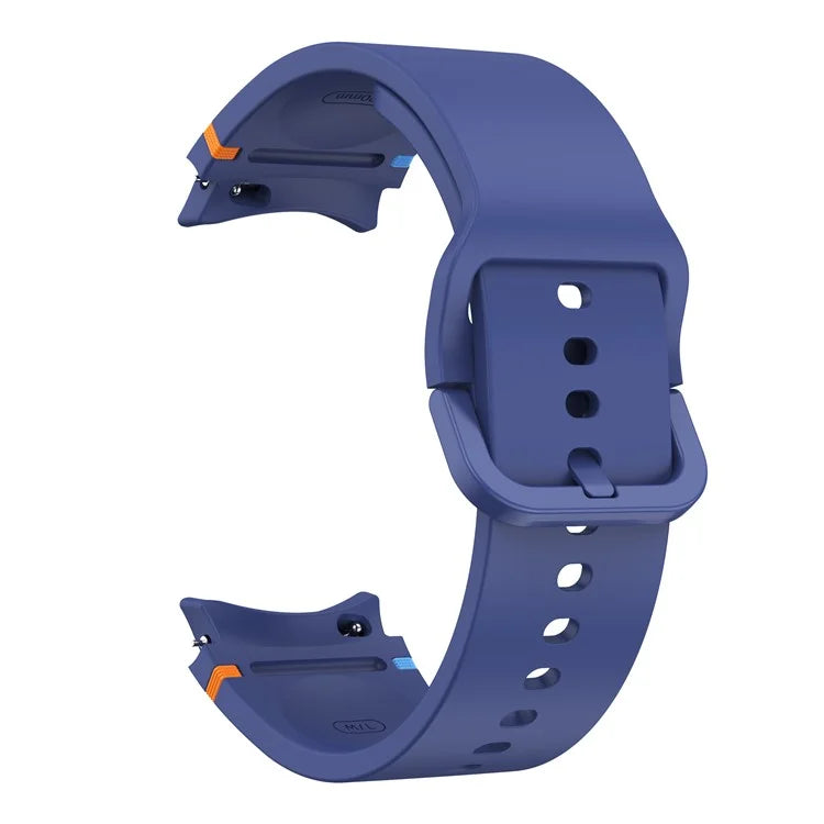 For Samsung Galaxy Watch FE / 7 / 6 / 5 / 4 Stitching Line Decor Watch Band Replacement Silicone Strap