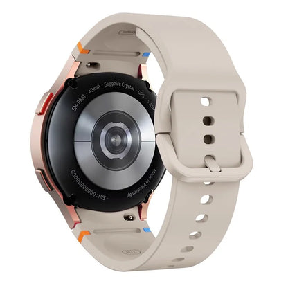For Samsung Galaxy Watch FE / 7 / 6 / 5 / 4 Stitching Line Decor Watch Band Replacement Silicone Strap