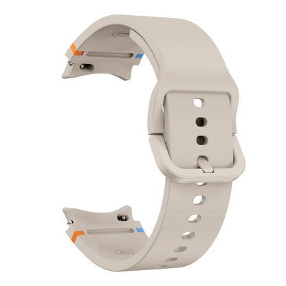 For Samsung Galaxy Watch FE / 7 / 6 / 5 / 4 Stitching Line Decor Watch Band Replacement Silicone Strap