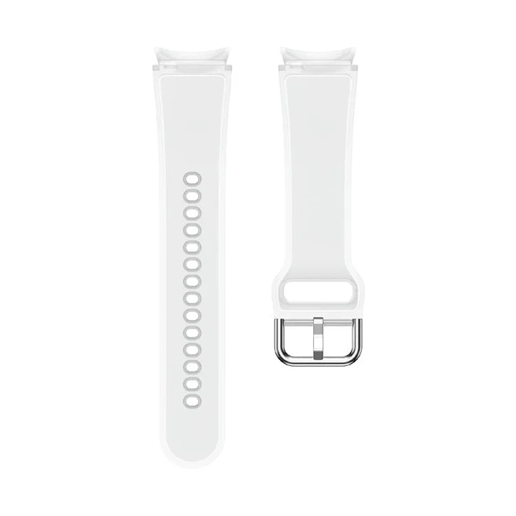 For Samsung Galaxy Watch FE / 7 / 6 / 5 / 4 Transparent Design Watch Band Adjustable Silicone Strap