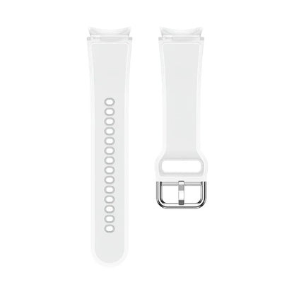 For Samsung Galaxy Watch FE / 7 / 6 / 5 / 4 Transparent Design Watch Band Adjustable Silicone Strap