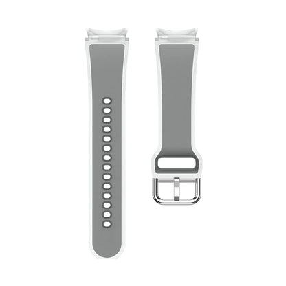 For Samsung Galaxy Watch FE / 7 / 6 / 5 / 4 Transparent Design Watch Band Adjustable Silicone Strap