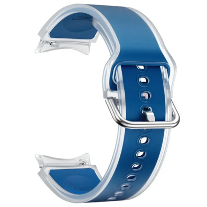 For Samsung Galaxy Watch FE / 7 / 6 / 5 / 4 Transparent Design Watch Band Adjustable Silicone Strap