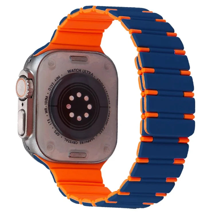 For Apple Watch 10 46mm / Ultra 2 / Ultra 49mm / 9 8 7 45mm / SE (2023) SE (2022) SE 6 5 4 44mm / 3 2 1 42mm Magnetic Smartwatch Band
