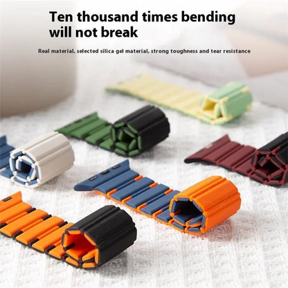 For Apple Watch 10 46mm / Ultra 2 / Ultra 49mm / 9 8 7 45mm / SE (2023) SE (2022) SE 6 5 4 44mm / 3 2 1 42mm Magnetic Smartwatch Band