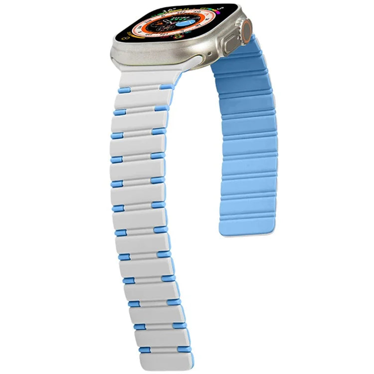 For Apple Watch 10 46mm / Ultra 2 / Ultra 49mm / 9 8 7 45mm / SE (2023) SE (2022) SE 6 5 4 44mm / 3 2 1 42mm Magnetic Smartwatch Band