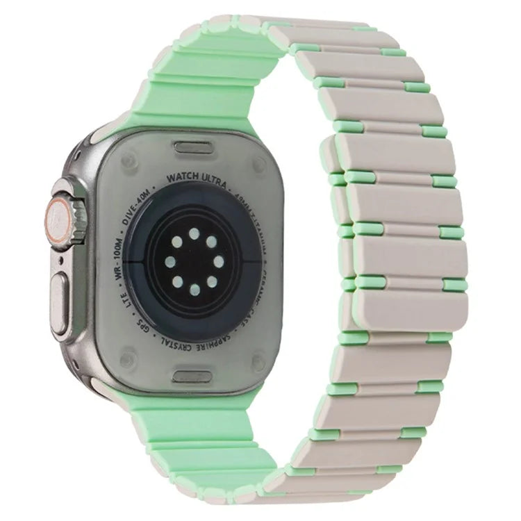 For Apple Watch 10 46mm / Ultra 2 / Ultra 49mm / 9 8 7 45mm / SE (2023) SE (2022) SE 6 5 4 44mm / 3 2 1 42mm Magnetic Smartwatch Band