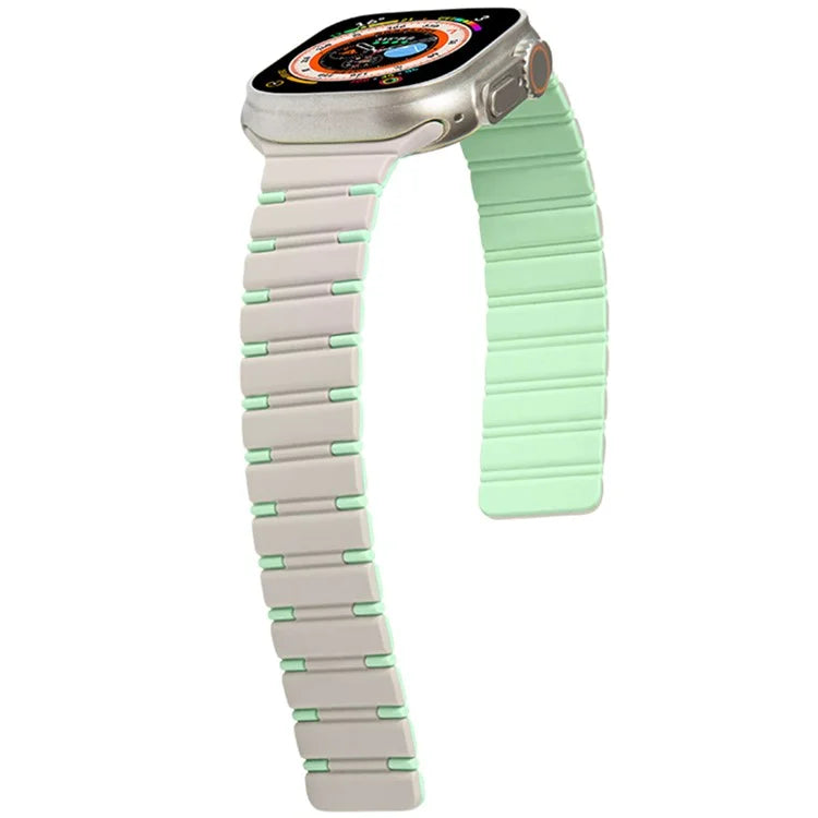 For Apple Watch 10 46mm / Ultra 2 / Ultra 49mm / 9 8 7 45mm / SE (2023) SE (2022) SE 6 5 4 44mm / 3 2 1 42mm Magnetic Smartwatch Band