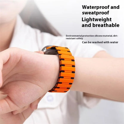 For Apple Watch 10 46mm / Ultra 2 / Ultra 49mm / 9 8 7 45mm / SE (2023) SE (2022) SE 6 5 4 44mm / 3 2 1 42mm Magnetic Smartwatch Band