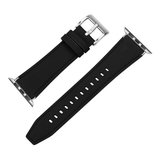 For Apple Watch 10 46mm / Ultra 2 / Ultra 49mm / 9 8 7 45mm / SE (2023) SE (2022) SE 6 5 4 44mm / 3 2 1 42mm Genuine Leather Watch Band
