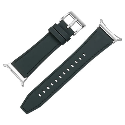 For Galaxy Watch Ultra 47mm Genuine Leather Watch Band Adjustable Wrist Strap