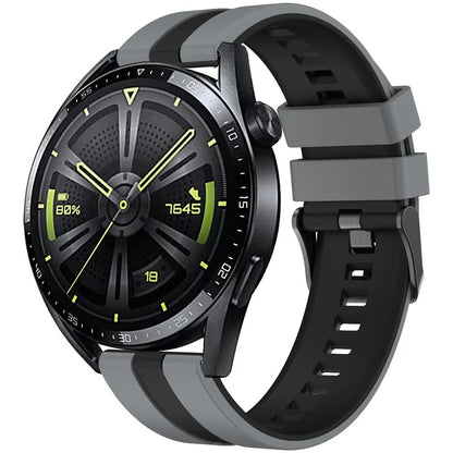 For Huawei Watch GT 3 42mm / GT 3 Pro 43mm Universal 20mm Smartwatch Strap Silicone Wrist Band
