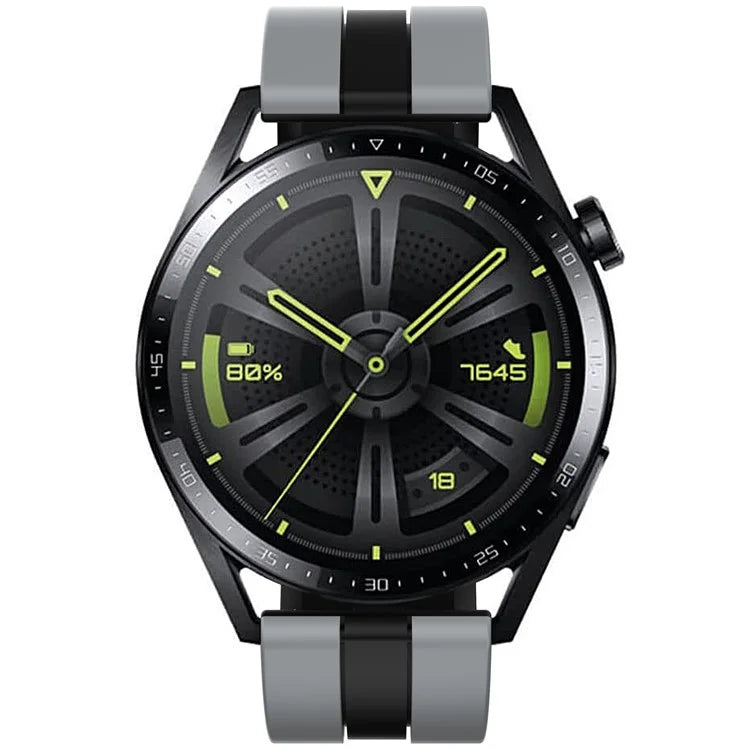 For Huawei Watch GT 3 42mm / GT 3 Pro 43mm Universal 20mm Smartwatch Strap Silicone Wrist Band