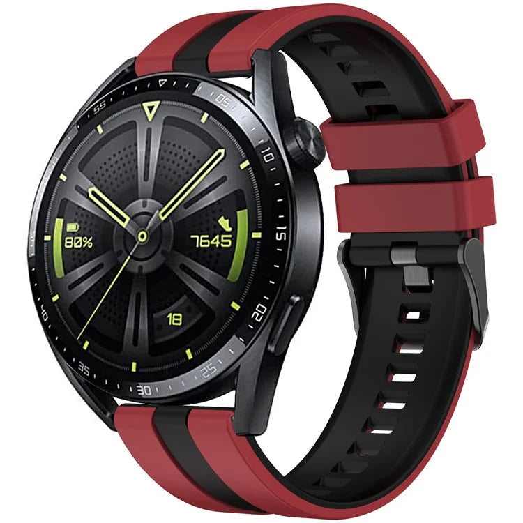For Huawei Watch GT 3 42mm / GT 3 Pro 43mm Universal 20mm Smartwatch Strap Silicone Wrist Band