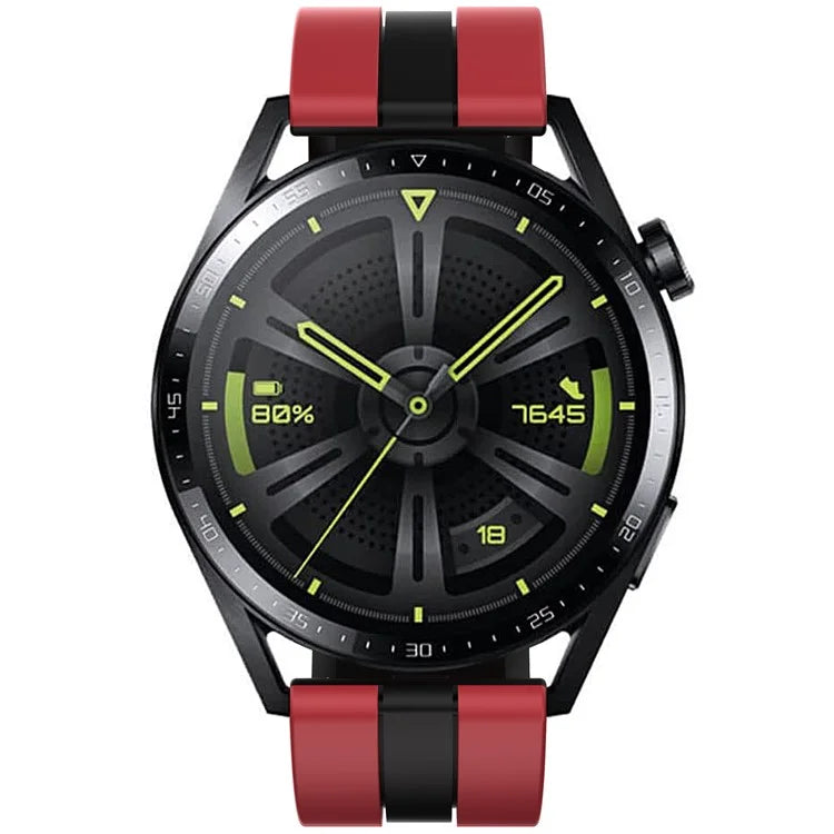 For Huawei Watch GT 3 42mm / GT 3 Pro 43mm Universal 20mm Smartwatch Strap Silicone Wrist Band