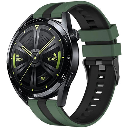 For Huawei Watch GT 3 42mm / GT 3 Pro 43mm Universal 20mm Smartwatch Strap Silicone Wrist Band