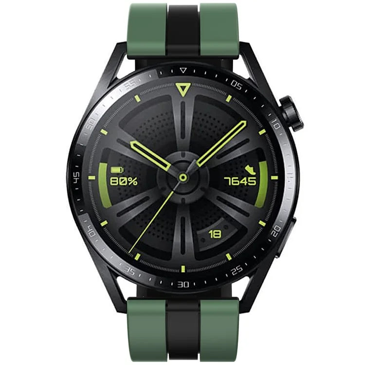 For Huawei Watch GT 3 42mm / GT 3 Pro 43mm Universal 20mm Smartwatch Strap Silicone Wrist Band