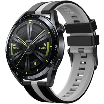 For Huawei Watch GT 3 42mm / GT 3 Pro 43mm Universal 20mm Smartwatch Strap Silicone Wrist Band
