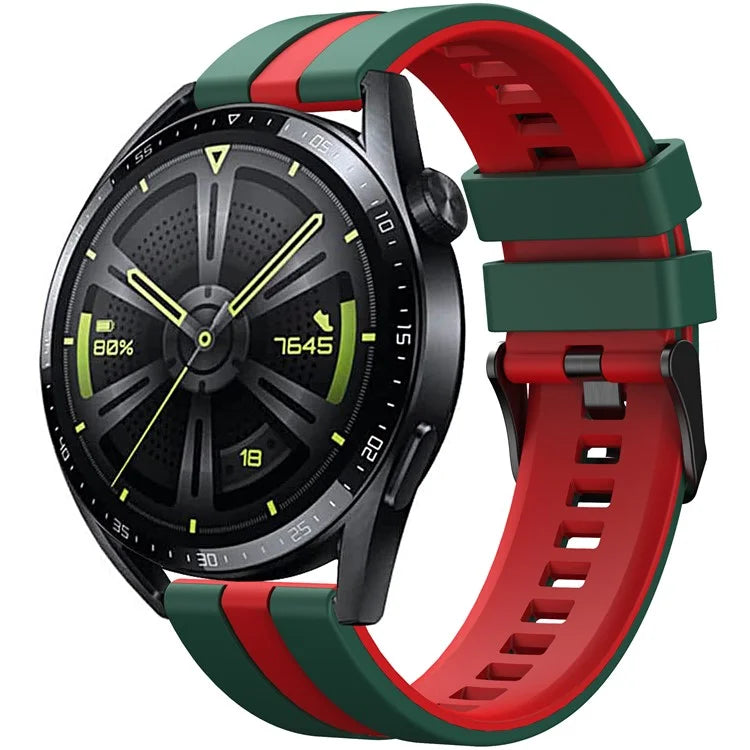 For Huawei Watch GT 3 42mm / GT 3 Pro 43mm Universal 20mm Smartwatch Strap Silicone Wrist Band