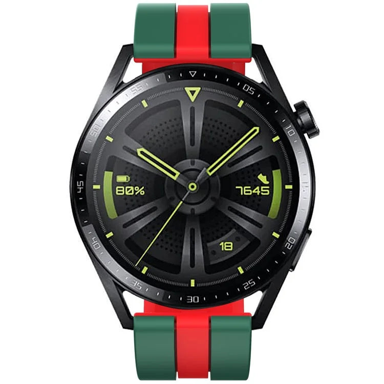For Huawei Watch GT 3 42mm / GT 3 Pro 43mm Universal 20mm Smartwatch Strap Silicone Wrist Band