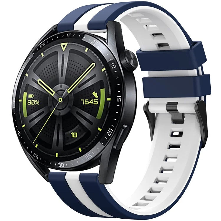 For Huawei Watch GT 3 42mm / GT 3 Pro 43mm Universal 20mm Smartwatch Strap Silicone Wrist Band