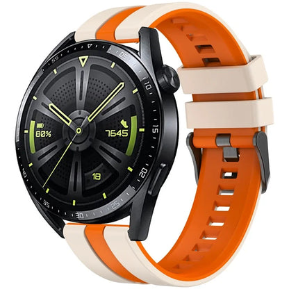 For Huawei Watch GT 3 42mm / GT 3 Pro 43mm Universal 20mm Smartwatch Strap Silicone Wrist Band