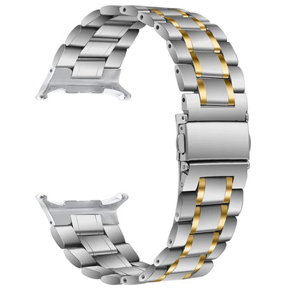 For Samsung Galaxy Watch Ultra 47mm Stainless Steel Watch Band 5-Bead Replacement Strap