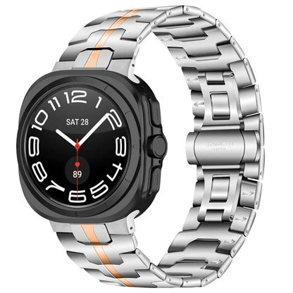 For Samsung Galaxy Watch Ultra 47mm Watch Bracelet Stainless Steel Watch Band