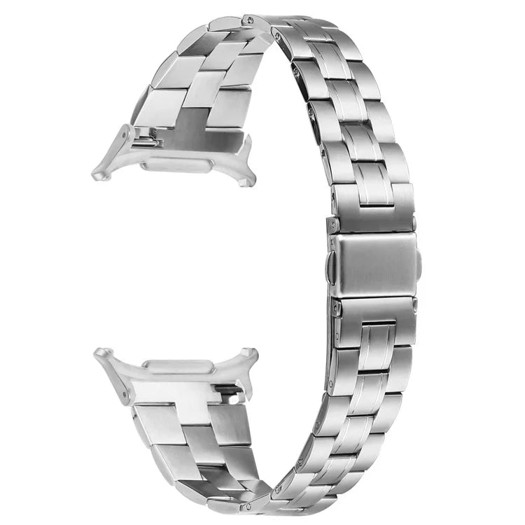 For Samsung Galaxy Watch Ultra 47mm Watch Strap Slim Stainless Steel Band - Silver
