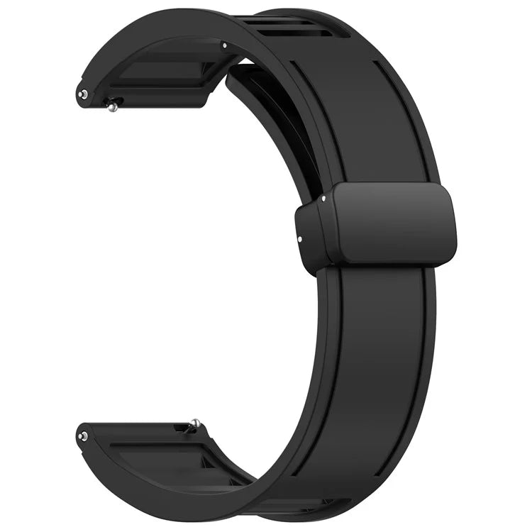 For Huawei Watch 4 / Watch 4 Pro / Watch GT 4 46mm Magnetic Watch Band 22mm Width Silicone Strap Quick Release
