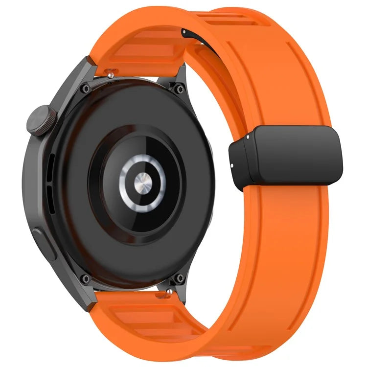 For Huawei Watch 4 / Watch 4 Pro / Watch GT 4 46mm Magnetic Watch Band 22mm Width Silicone Strap Quick Release