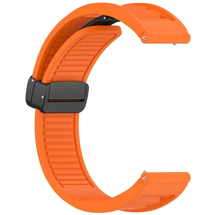 For Huawei Watch 4 / Watch 4 Pro / Watch GT 4 46mm Magnetic Watch Band 22mm Width Silicone Strap Quick Release